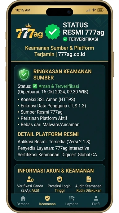 Halaman Resmi 777ag untuk Pengguna Android Indonesia