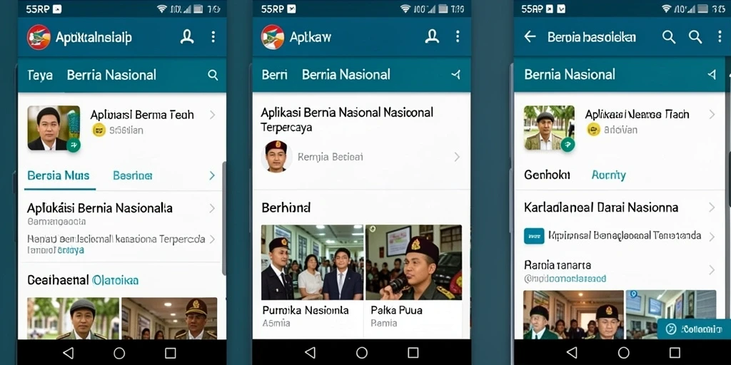Tampilan antarmuka pengguna 55RP yang informatif dan menarik.