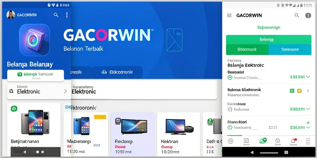 Tampilan antarmuka pengguna GACORWIN yang menarik dan fungsional.