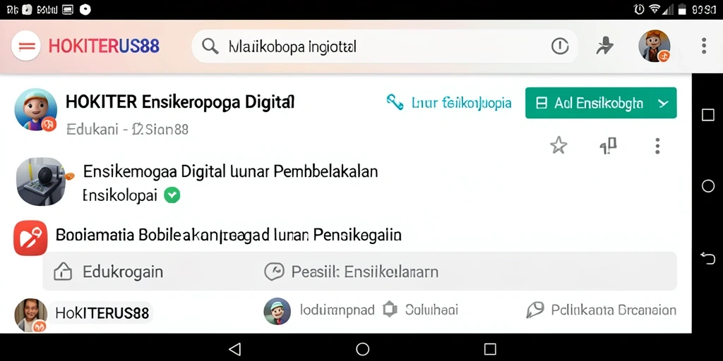 Tangkapan layar antarmuka HOKITERUS88 yang menunjukkan kategori ensiklopedia.