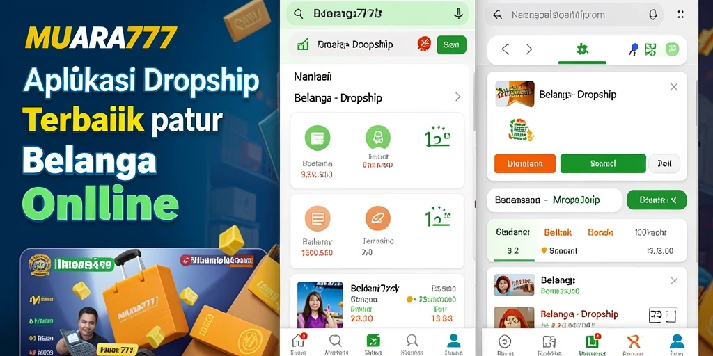 Antarmuka MUARA777 yang modern dan mudah digunakan untuk dropship.
