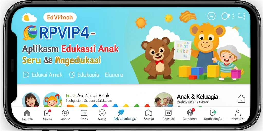 Antarmuka RPVIP4 yang menarik untuk anak-anak.