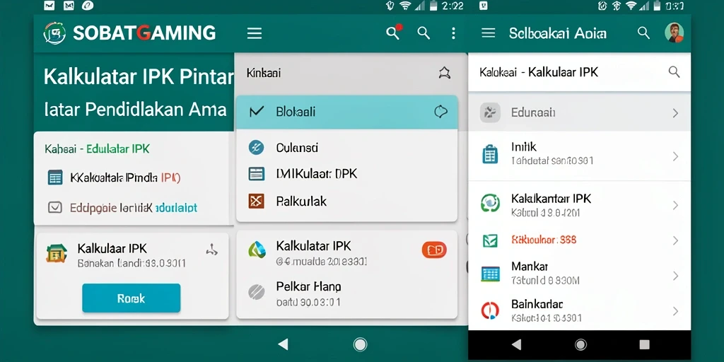 Screenshot antarmuka SOBATGAMING saat menghitung IPK yang mudah dan cepat.